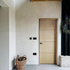 Brentwood- Interior White Oak Flush Door- 3 Horizontal Grooves and Horizontal Grain (Engineered) (1-3/4