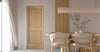 Montecito- Interior White Oak 2-Panel Shaker Door (Engineered) (1-3/4