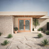 FD1L- Mahogany French Door Exterior 1-Lite Full View w/ Low-E Clear Glass (1-3/4”)