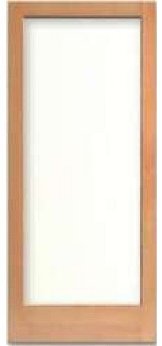 7001 - Vertical Grain Douglas Fir French Door 1-Lite with Dual Clear Tempered Glass (1-3/4")