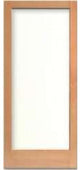 7001 - Vertical Grain Douglas Fir French Door 1-Lite with Dual Clear Tempered Glass (1-3/4")
