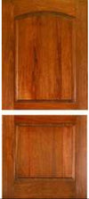 DUTEXMA230 - Dutch: Mahogany 2 Panel Arched Top Door (1-3/4