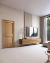 Montecito- Interior White Oak 2-Panel Shaker Door (Engineered) (1-3/4