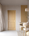 Montecito- Interior White Oak 2-Panel Shaker Door (Engineered) (1-3/4