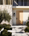 Leon:  Exterior White Oak Flush Door with Vertical Grain (1-3/4”)