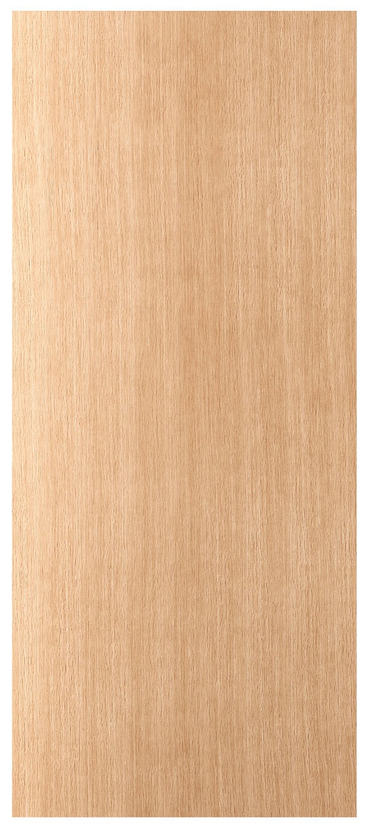 Leon:  Exterior White Oak Flush Door with Vertical Grain (1-3/4”)