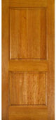 MA210 - MAHOGANY 2 PANEL SQUARE TOP DOOR