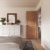MA300 - MAHOGANY 3 PANEL SQUARE TOP INTERIOR DOOR (1-3/4