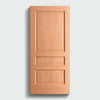 MA300 - MAHOGANY 3 PANEL SQUARE TOP INTERIOR DOOR (1-3/4