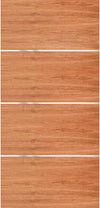 MOVIDA - MAHOGANY FLUSH INTERIOR DOOR WITH 1/4