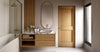Montecito- Interior White Oak 2-Panel Shaker Door (Engineered) (1-3/4