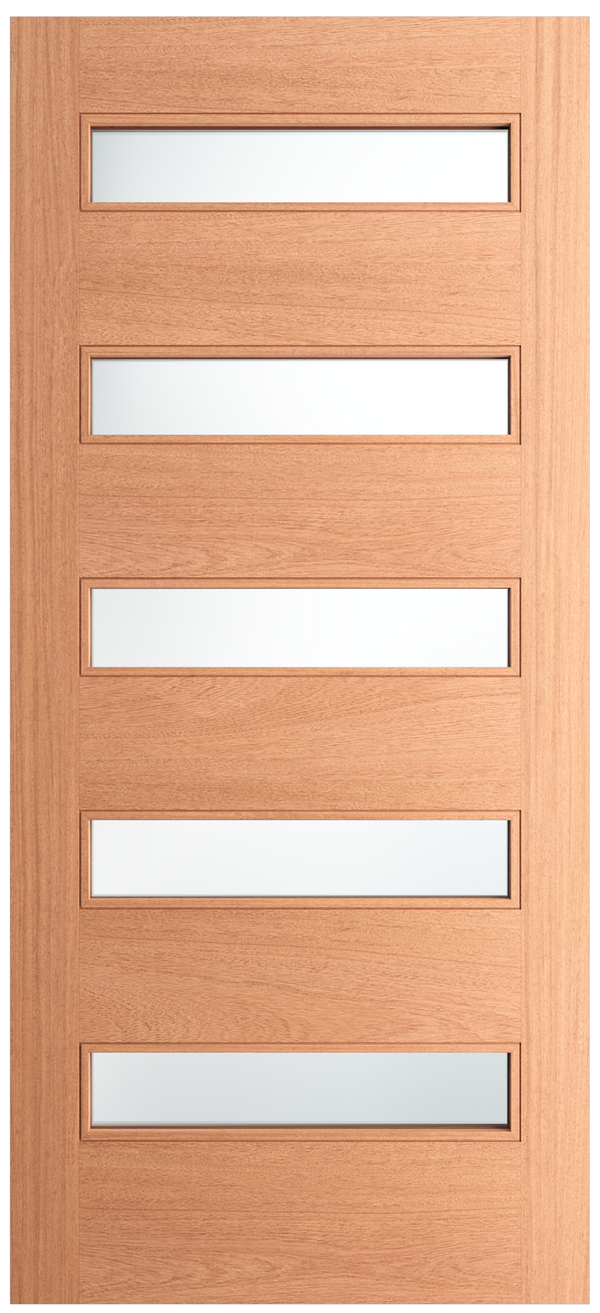 Quinque - 5 Rectangle Lite Exterior Door(1-3/4
