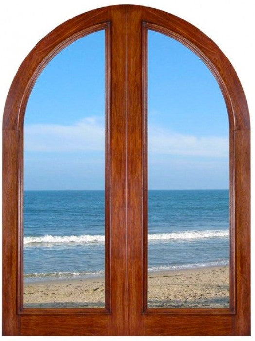 Riviera - Mahogany French Door (1-3/4")