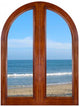 Riviera - Mahogany French Door (1-3/4")