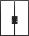 ACO - Steel Metal Exterior Grade 1-Lite French Door with Low-E Glass