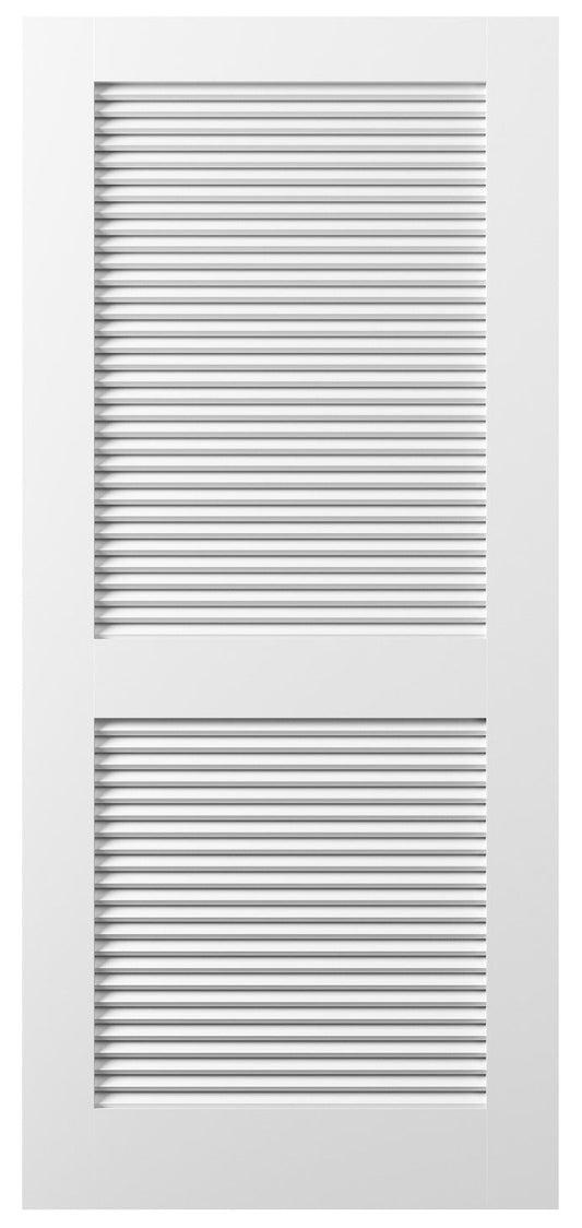 Aurora - Louver 2 Panel Primed Door (1-3/8")
