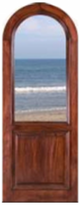 Carmel - Mahogany Carmel  French Door (1-3/4")