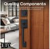 Rancho - Craftsman Mahogany Exterior Door 3-Lite Low-E Clear with 3 Panel Bottom (1-3/4