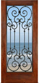 FD1LMonteCarlo - Mahogany Monte Carlo Exterior Door(1-3/4")