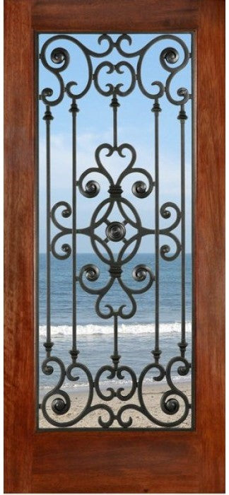 FD1LSavannah - Mahogany Savannah Exterior Door (1-3/4