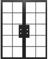 Kotet - Steel Metal Exterior Grade 10-Lite French Door with Low-E Glass