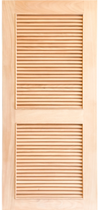 LOUVERMA - MAHOGANY LOUVER INTERIOR DOOR (1-3/8