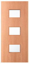 LUX - 3 Rectangle Lite Exterior Door