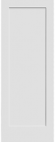 Madison - 1 Panel Shaker Square Top Primed Door (1-3/8")