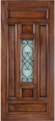 Paris- Mahogany Solid Wood Door Exterior/Interior (1-3/4")
