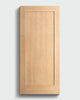 SCOTTSDALE- WHITE OAK 1-PANEL SHAKER INTERIOR FLUSH DOOR (ENGINEERED) (1-3/4”)