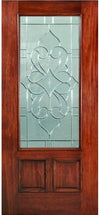 Venetian - Mahogany Venetian Exterior Door (1-3/4