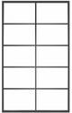 Ventana10: 10-Lite Fixed Rectangle Steel Metal Window with Low-E Glass Exterior Grade